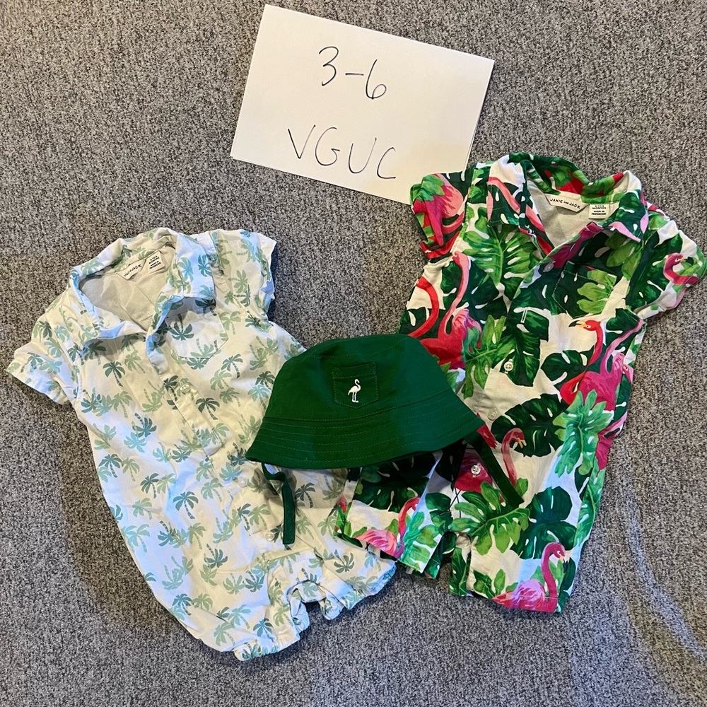 Janie and Jack tropical set